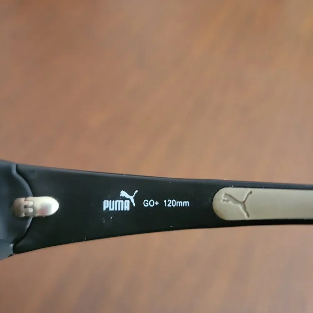 Puma Go+  15014P Black Sunglasses 63x15x120 Wrap  Polarized